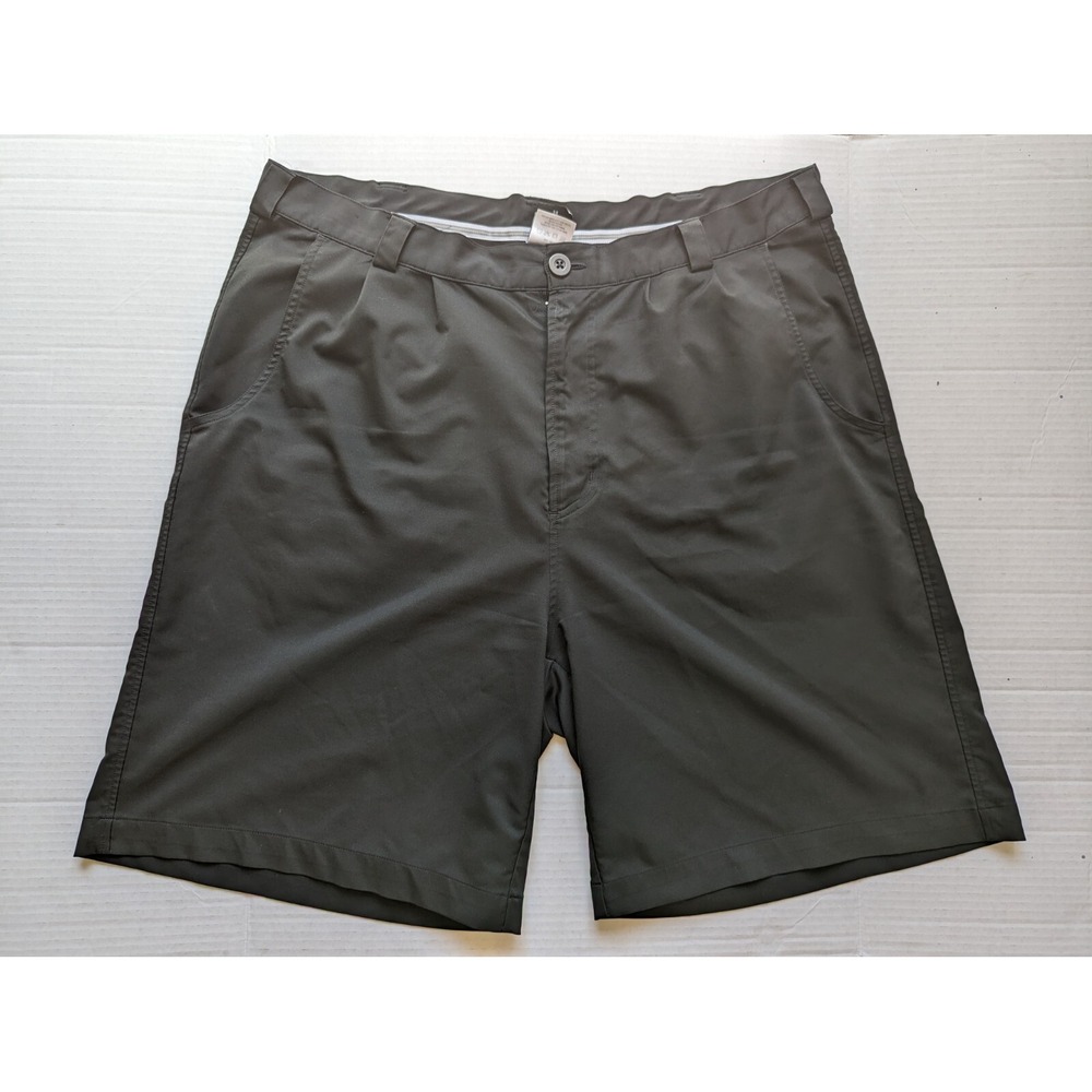 Under Armour Men's Sz 38 Chino Golf Shorts Black Lightweight Shorts